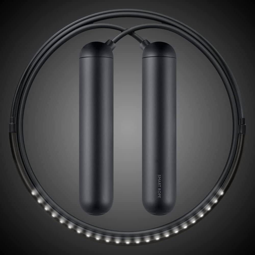 Tangram LED Smart Rope Jump Rope - 23 LEDs built into the rope - See your workout data in the air
