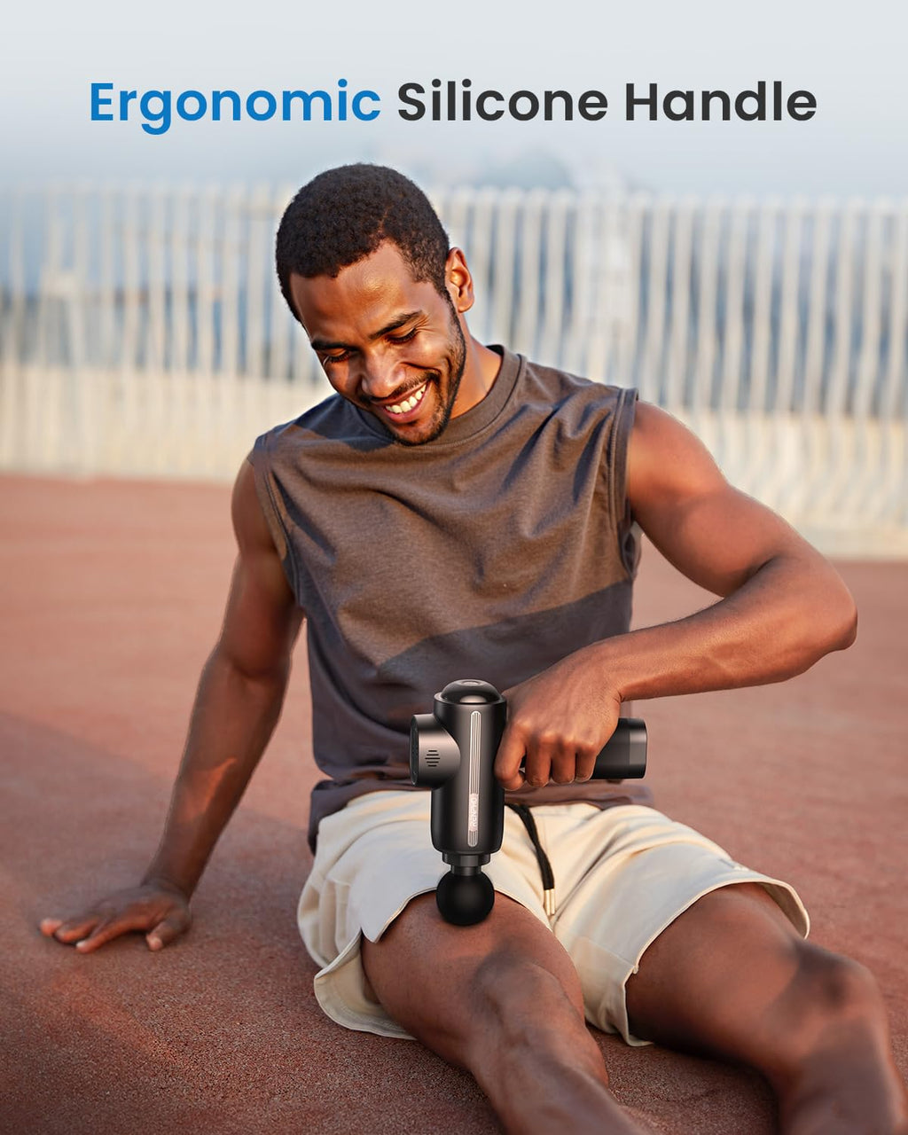 Muscle Massage Gun Heat and Cold RENPHO Massage Gun 3200RPM Deep Tissue Motor Massager Massage Gun Home Gym Full Body Muscle Relaxation