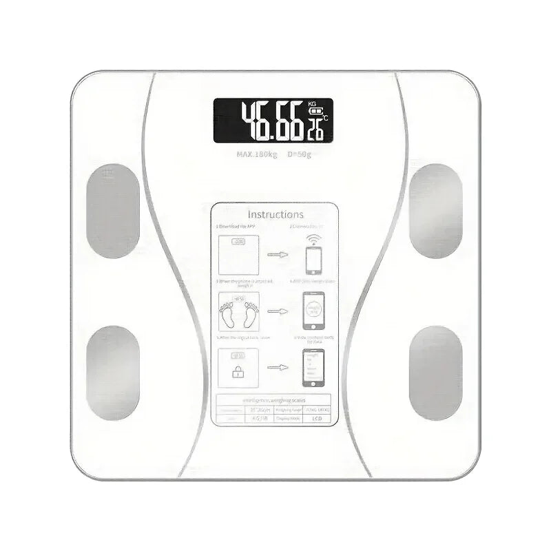 NNEOBA Smart Bluetooth Body Fat Scale White-0