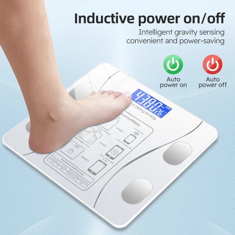 NNEOBA Smart Bluetooth Body Fat Scale White-3